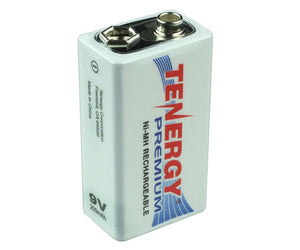 9V Lithium Alkaline Battery - Rechargable