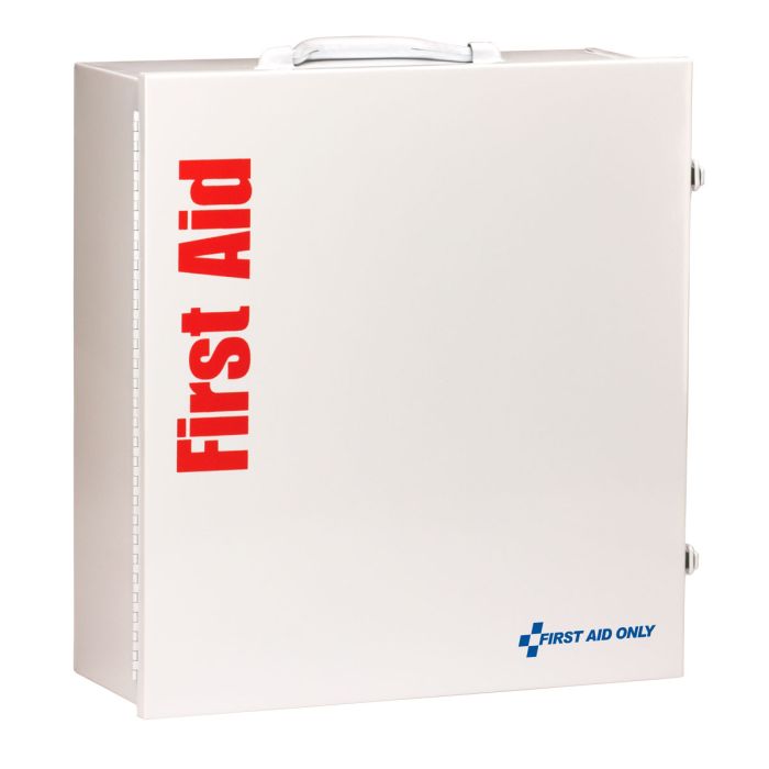 Shelf First Aid Cabinet, ANSI 2021 Compliant, 100 Person ANSI A 3
