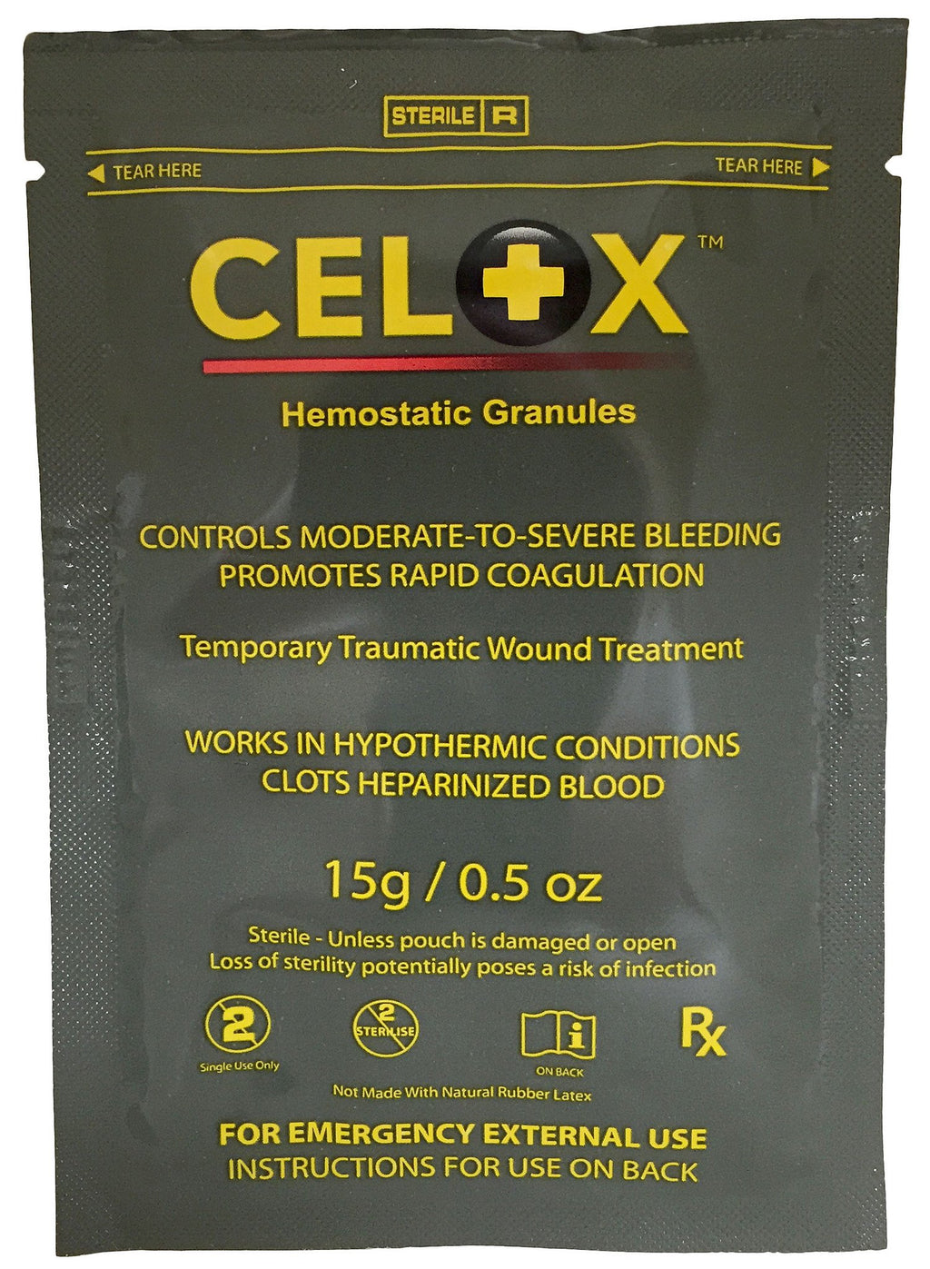 Celox Hemostatic Blood Clot Granules - 15 grams - mtrsuperstore