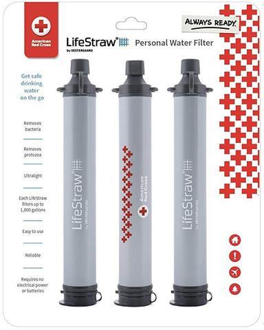 American Red Cross LifeStraw 3 pack - ($16.65 Each) - mtrsuperstore